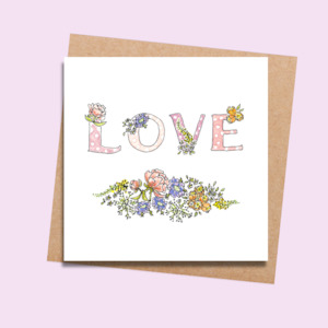 Stationery wholesaling: SCRR14 Love (6 pack)