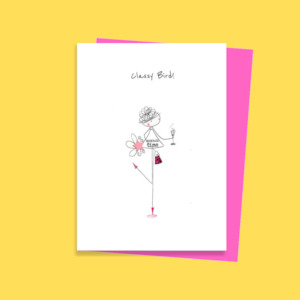 Stationery wholesaling: SCBBPP23 Classy Bird (6 pack)