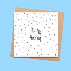 Stationery wholesaling: SCD07 Hip Hip Hooray (6 pack)