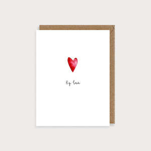 Stationery wholesaling: LMDBIJ02 - Heart Big Love (6 pack)