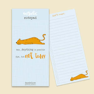 DSMP05 Not Today Magnetic Notepad (3 pack)