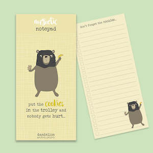 Stationery wholesaling: DSMP04 Cookies Magnetic Notepad (3 pack)