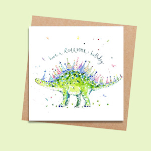 SCLMDEMK02 Stegosaurus Birthday (6 pack)