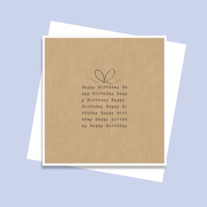 Stationery wholesaling: SCLCF042 - Happy Birthday Present Text (6pack)