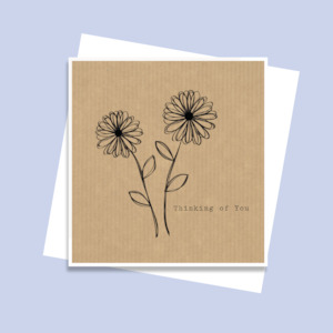 Stationery wholesaling: SCLCF014 - Thinking of You Daisy (6pack)