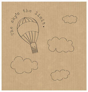 Stationery wholesaling: SCLCF071 - Sky's The Limit (6pack)