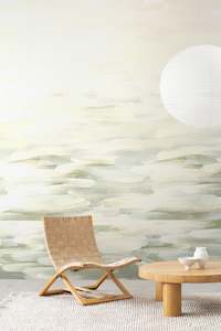 LA Colorscape Wallpaper - Desertscape Mural - Green