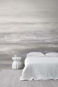 Silver Grey: Sediment Wallpaper - Greystone