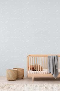 Falling Feather Wallpaper - Dove Grey