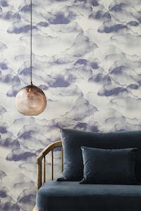 Silver Grey: Cloud Wallpaper - Ash