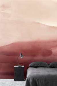 Pink Purple: Wash Wallpaper - Clay