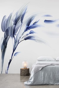 Blue: Willow Wallpaper - Indigo