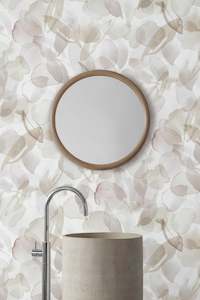 Chocolate Taupe: Botanic Wallpaper - Buff