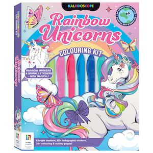 Kaleidoscope: Colouring Kit - Rainbow Unicorns