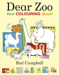 Books: Dear Zoo: Your Colouring Book - Rod Campbell