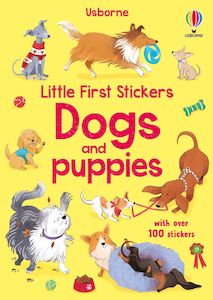 Books: Usborne Little First Stickers Dogs and Puppies