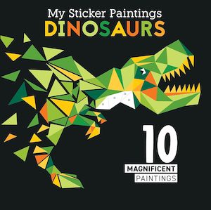 My Sticker Paintings - Dinosaurs