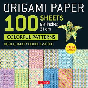 Origami Paper 100 sheets Colourful Patterns 21 cm: Tuttle Origami Paper