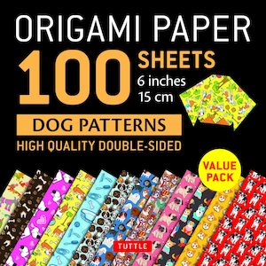 Books: Origami Paper 100 sheets Dog Patterns 6" (15 cm): Tuttle Origami Paper