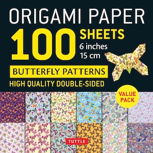 Origami Paper 100 sheets Butterfly Patterns 6" (15 cm): Tuttle Origami Paper