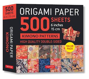 Origami Paper 500 sheets Kimono Flowers(15 cm): Tuttle Origami Paper