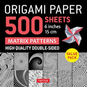 Origami Paper 500 sheets Matrix (15 cm): Tuttle Origami Paper