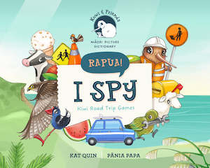 Books: Rapua! I-Spy Kiwi Road Trip Games - Kuwi & Friends dual language