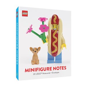 LEGO Minifigure Notes: 20 Notecards and Envelopes