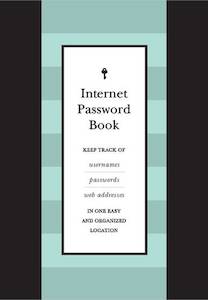 Books: Internet Password Book