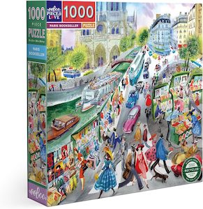 Books: Eeboo - Paris Bookseller 1000pc