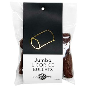 Books: Jumbo Licorice Bullets 200g