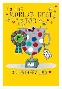 To The World's Best Dad card