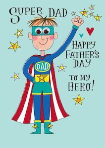 Super Dad Hero card