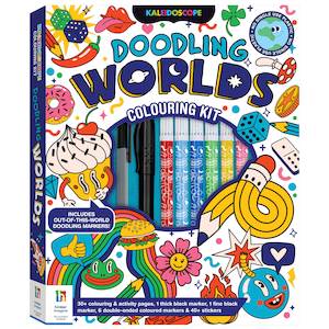 Books: Kaleidoscope: Colouring Doodling Worlds