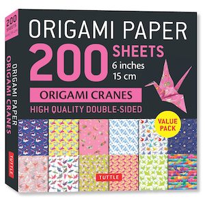 Books: Origami Paper 200 sheets Origami Cranes 6" (15 cm): Tuttle Origami Paper