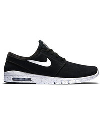 Nike Stefan Janoski Max - Black White Suede