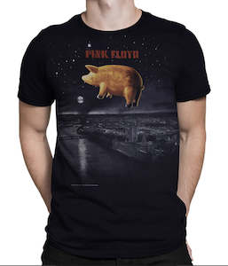 Pink Floyd Pig Over London Black Tee