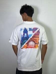 Hard Rock Cafe Paris White Vintage Tee Medium