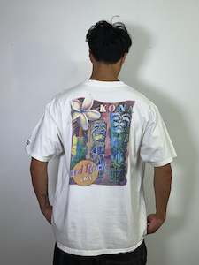 Clothing: Hard Rock Cafe Kona Hawaii White Vintage Tee Large