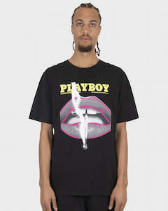 Playboy Nov 2013 Outline Black Tee SS22