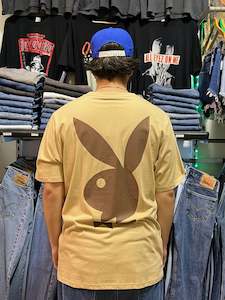 Clothing: Playboy Bunny Stack Tan Tee SS