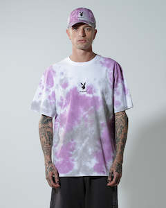 Clothing: Playboy Tie Dye Bunny Purple Tee