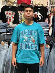 Charlotte Hornets HWC Ivy Arch Faded Teal Tee