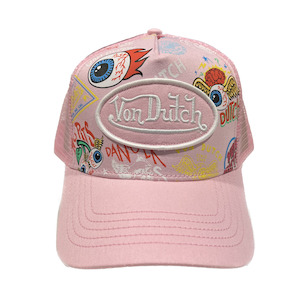 Von Dutch Pink Jax Trucker Cap