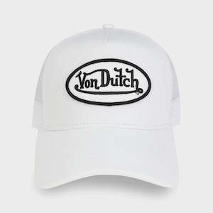 Von Dutch White Trucker Cap