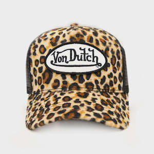 Clothing: Von Dutch Leopard Trucker Cap