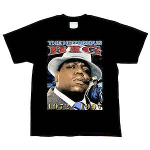 Clothing: Notorious BIG Design Black Tee