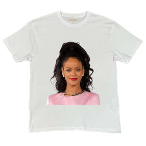 Clothing: Rihanna Pink Portrait Tee