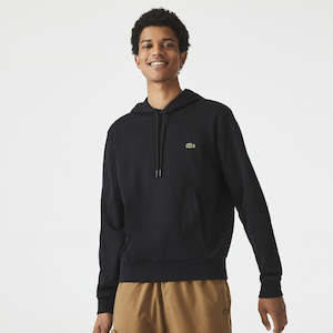 Lacoste - Kangaroo Pocket Hooded Sweatshirt - Black