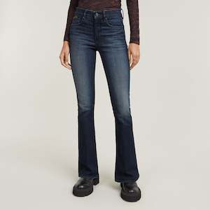 G-Star Raw - 3301 Flare Jean - Worn In Aurora